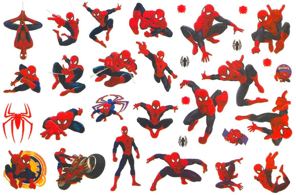 Marvel Ultimate Spiderman ephemeral tattoo board 15cm