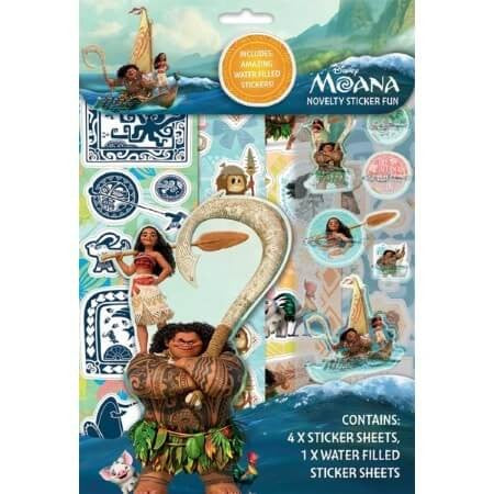 Moana stickers and games complete big bag