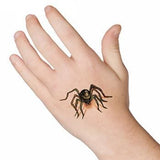 3D spider temporary tattoo 5cm