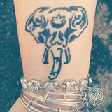 Ganesh elephant 2 weeks inkbox tattoo 8cm