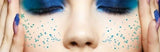 Blue fake freckles temporary tattoo 17cm