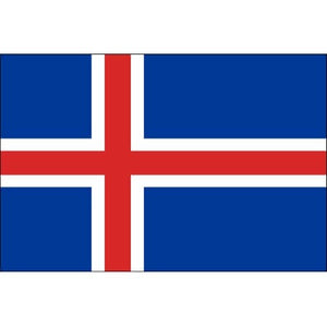 Tatouage éphémère drapeau Islande