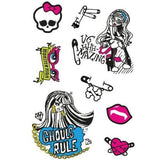 Monster High ephemeral tattoo pack