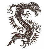 Pack of asian Dragon Ink temporary tattoos