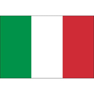 2 Italy flag temporary tattoos 4,5cm