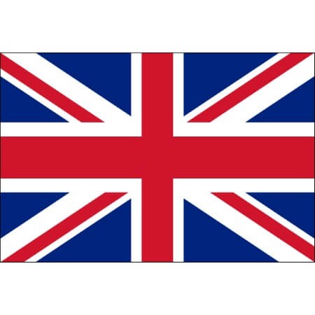 2 United Kingdom flag temporary tattoos 4,5cm