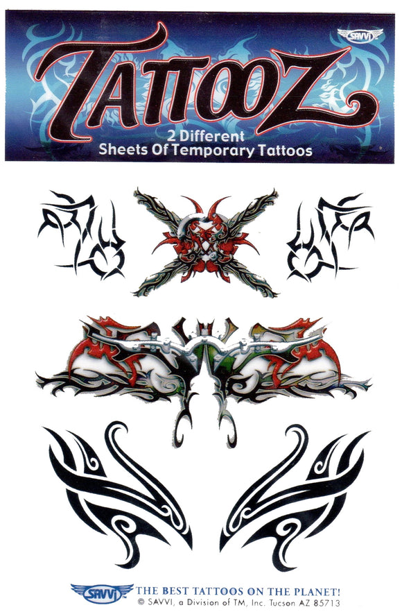 Small temporary tattoo pack for teens dungeons