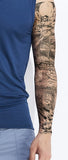 Très grand tatouage full arm pirates 48cm