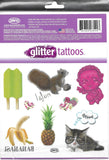 Glitter fun temporary tattoo pack
