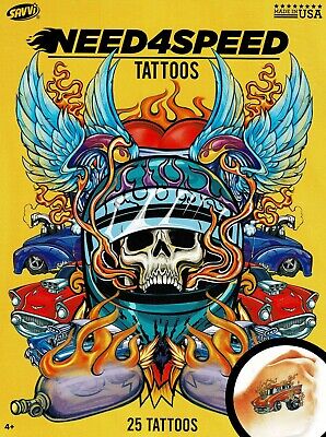 Pochette de tattoos Need 4 Speed de la marque Savvi