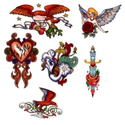 Tatouages temporaires old school