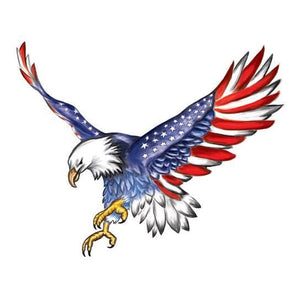 Tatouage éphémère aigle américain