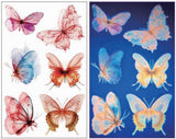 Tatouage phosphoresent papillon