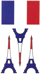 Eiffel tower temporary tattoos 10cm