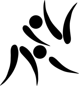 Olympic games temporary tattoo Judo 7cm