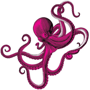 Tatouage temporaire pieuvre dessinée tattoo 5cm