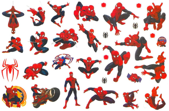 Planche de tatouages spiderman