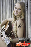 tatouage notes de musique