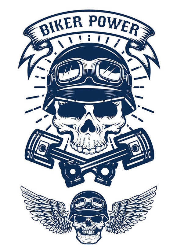 tatouage semi permanent biker