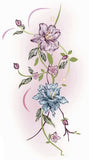 tatouage temporaire motif floral