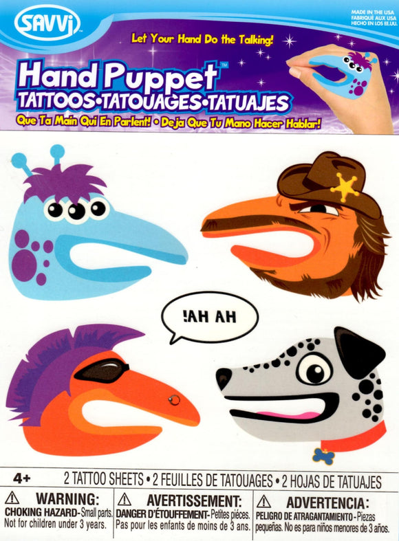 Pochettes de tatouages marionnettes