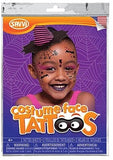 Grande pochette de tatouages masques sorcière