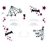 Grande pochette de tatouages masques sorcière