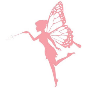 Pink fairy temporary tattoo 7cm