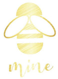 Tatouage temporaire abeille dorée bee mine tattoo 5cm