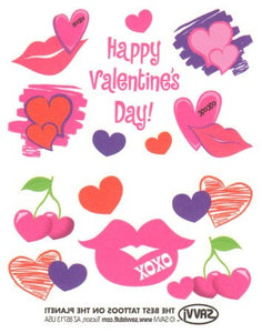 Love temporary tattoo board 10cm