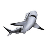 White shark marine temporary tattoo 5cm