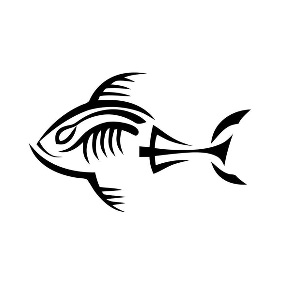 Tatouage temporaire poisson maori
