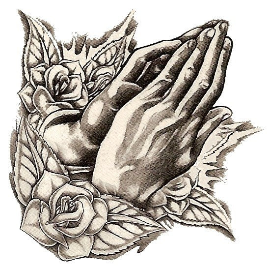 Tatouage temporaire religieux prière