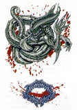 Pochette de tatouages temporaires film d'horreur