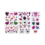 Great rock star ephemeral tattoos large bag