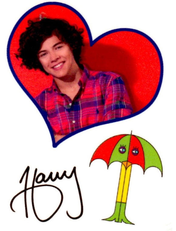 Harry styles One direction heart tattoo 9cm