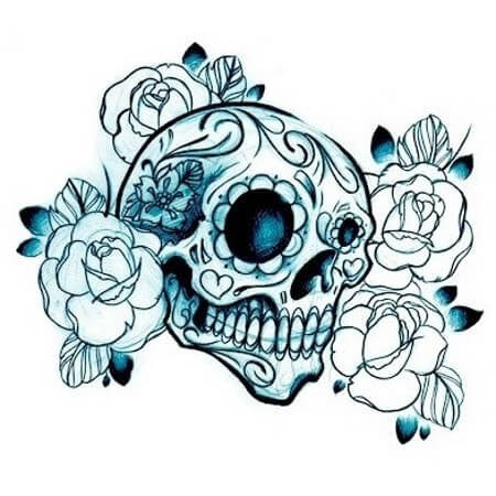 Tattoo Fund Blue Skull | Nemesis Now Wholesale Giftware