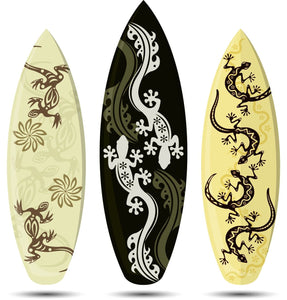 3 maori surf boards temporary tattoo 10cm