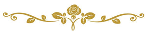 Tatouage temporaire lower back rose doré