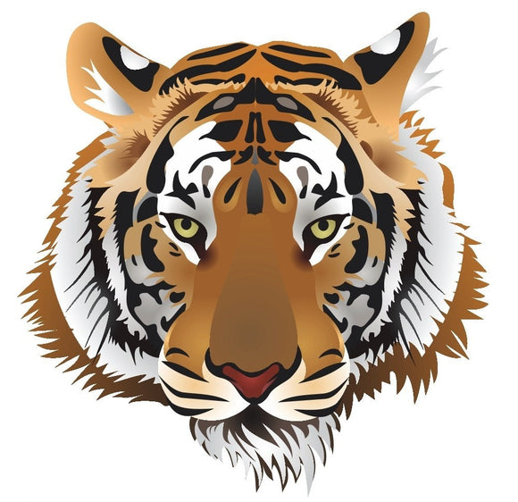 Tatouage temporaire tête de tigre