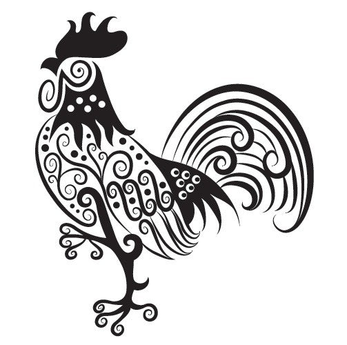 Tatouage temporaire coq fier