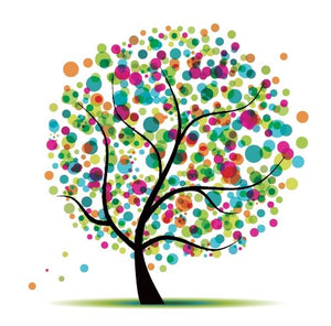 Tatouage éphémère arbre à bulles