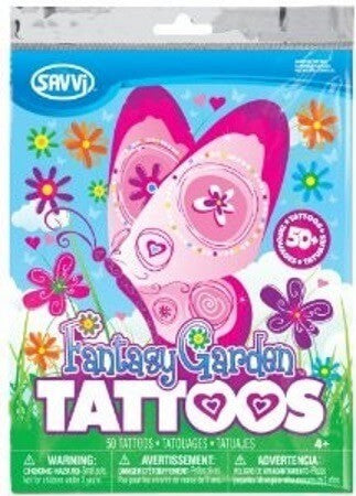Grande pochette de tatouages Fantasy Garden Tattoos