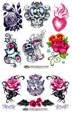 Tatouages temporaires wicked midnight