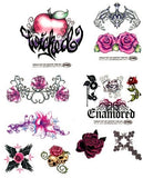 Tatouages temporaires wicked midnight