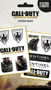 Pack de tatouages éphémères Call of Duty tattoo