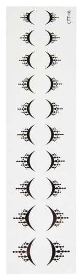 Oriental ephemeral tattoos for cuticles 11cm