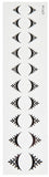 Flower ephemeral tattoos for cuticles 11cm