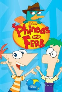 Pochette de tatouages Phineas et Ferb 10cm