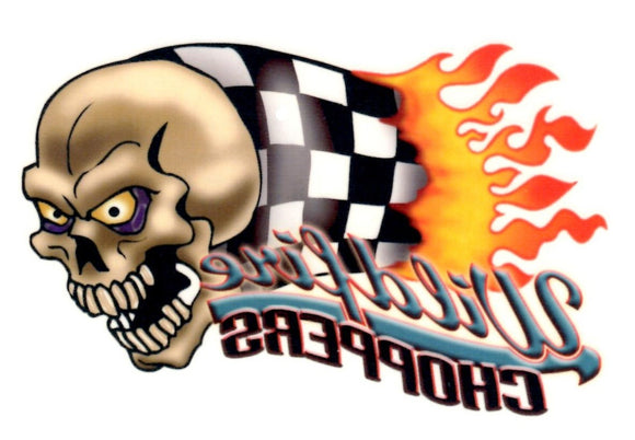 Pack de 10 tatouages Wild Fire Choppers Tattoos